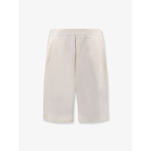 Laneus Men Viscose And Linen Bermuda Shorts